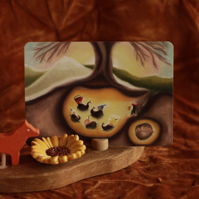 A6 Kaart Wortelkindjes Lente